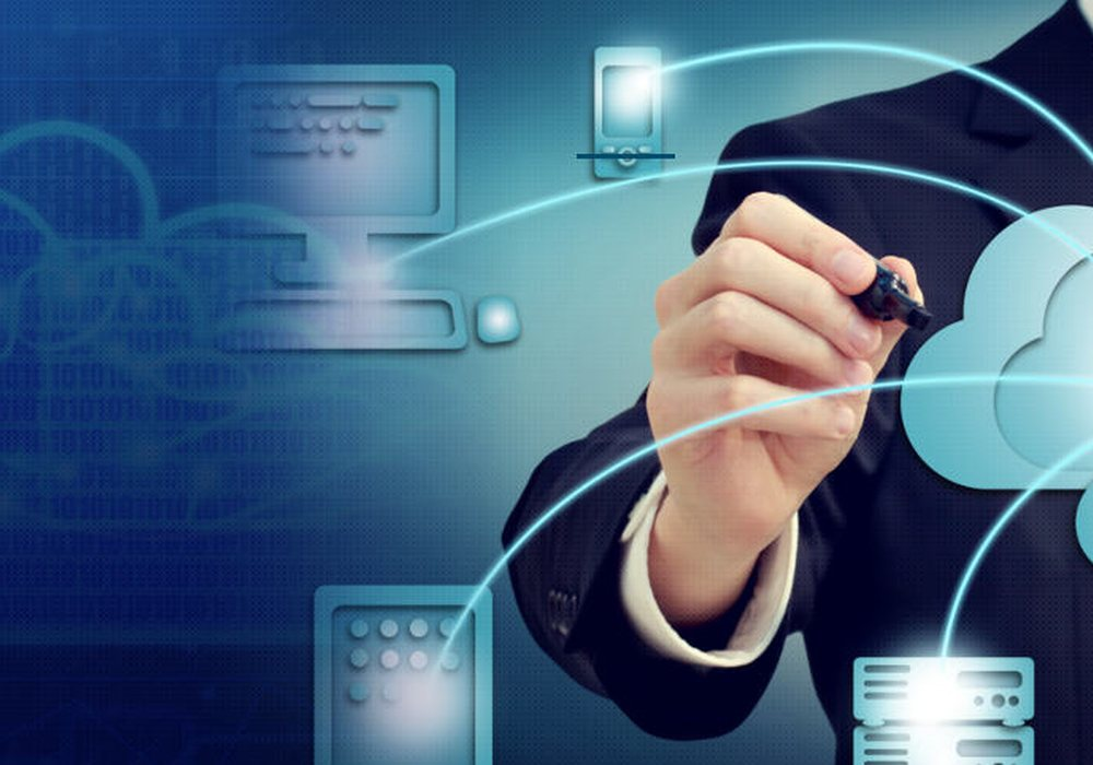 Cloud computing concept