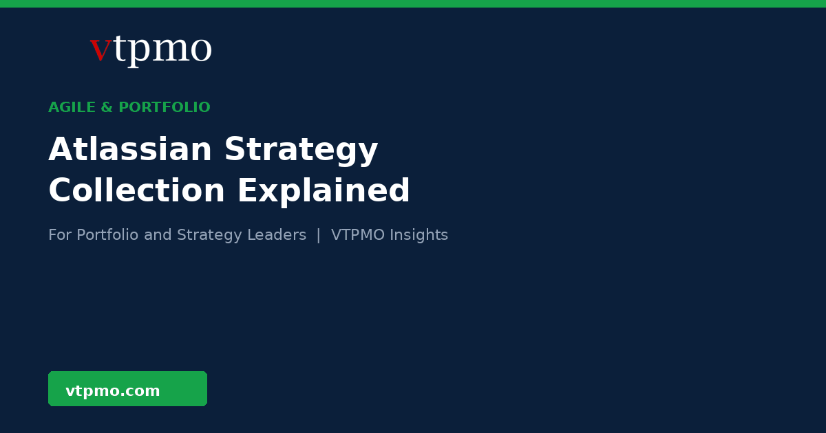 Atlassian Strategy Collection: how Focus, Talent, and Jira Align connect strategy to delivery